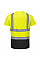 S378 Yellow/Black Hi-Vis Contrast T-Shirt S/S