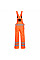 S388 Orange Hi-Vis Breathable Rain Bib and Brace