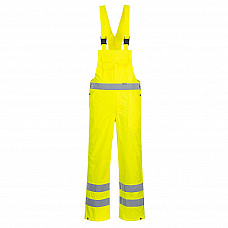 S388 Yellow Hi-Vis Breathable Rain Bib and Brace