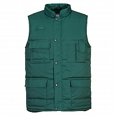 S414 Bottle Green Shetland Bodywarmer