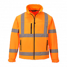 S424 Orange Hi-Vis Classic Softshell (3L)