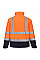 S425 Orange/Navy Hi-Vis Contrast Softshell (3L)