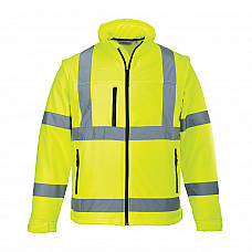 S428 Yellow Hi-Vis 2-in-1 Softshell (3L)