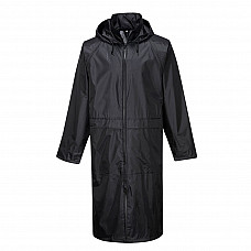 S438 Black Classic Rain Coat