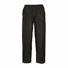 S441 Black Classic Rain Trousers