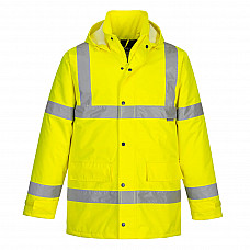 S460 Yellow Hi-Vis Winter Traffic Jacket