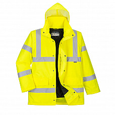 S461 Yellow Hi-Vis Breathable Winter Traffic Jacket