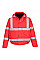 S463 Red Hi-Vis Winter Bomber Jacket