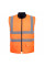 S469 Orange Hi-Vis Reversible Bodywarmer