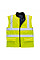 S469 Yellow Hi-Vis Reversible Bodywarmer