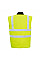 S469 Yellow Hi-Vis Reversible Bodywarmer