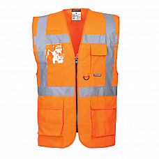 S476 Orange Berlin Hi-Vis Executive Vest