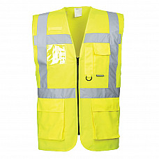 S476 Yellow Berlin Hi-Vis Executive Vest