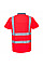 S477 Red Hi-Vis Polo Shirt S/S