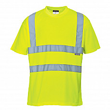 S478 Yellow Hi-Vis T-Shirt S/S