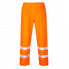 S480 Orange Hi-Vis Rain Traffic Trousers