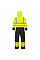 S485 Yellow/Black Hi-Vis Contrast Winter Coverall