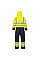 S485 Yellow/Navy Hi-Vis Contrast Winter Coverall