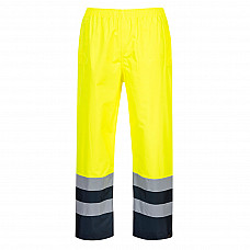 S486 Yellow Hi-Vis Two Tone Traffic Trouser