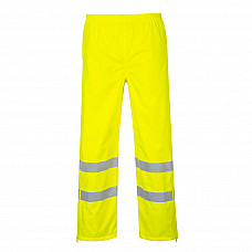 S487 Yellow Hi-Vis Breathable Rain Trousers