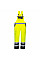 S488 Yellow/Black Hi-Vis Breathable Contrast Rain Bib and Brace