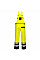 S488 Yellow/Black Hi-Vis Breathable Contrast Rain Bib and Brace