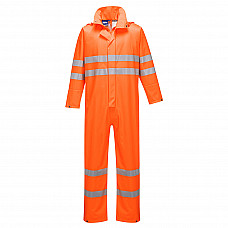 S495 Orange Sealtex Ultra Hi-Vis Rain Coverall