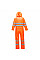 S495 Orange Sealtex Ultra Hi-Vis Rain Coverall