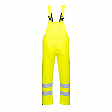 S497 Yellow Sealtex Ultra Hi-Vis Rain Bib and Brace