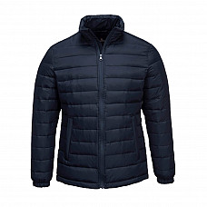 S545 Navy Women's Baffle Jacket