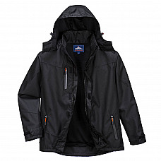 S555 Black Outcoach Rain Jacket