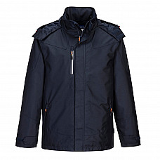 S555 Dark Navy Outcoach Rain Jacket