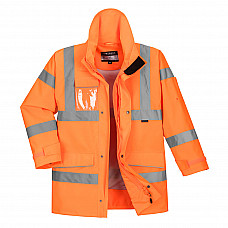 S590 Orange Hi-Vis Extreme Rain Jacket