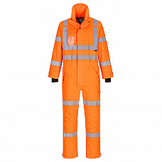 S593 Orange Hi-Vis Extreme Rain Coverall