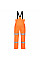 S594 Orange Hi-Vis Extreme Rain Bib and Brace