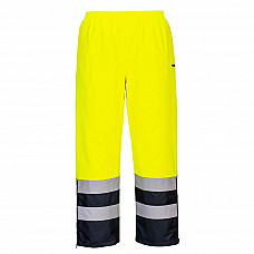 S598 Yellow/Navy Hi-Vis Winter Trousers