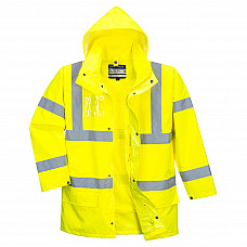 S765 Yellow Hi-Vis 5-in-1 Essential Jacket