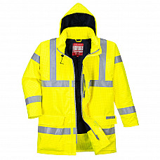 S778 Yellow Bizflame Rain Hi-Vis Antistatic FR Jacket