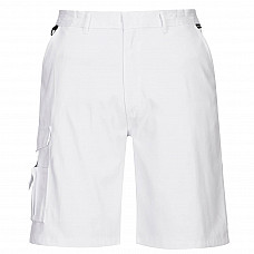 S791 White Painters Shorts