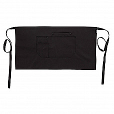 S793 Black Canvas Bar Apron