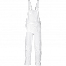 S810 White Bolton Painters Bib and Brace