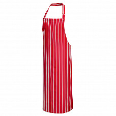 S839 Red/White Butchers Apron