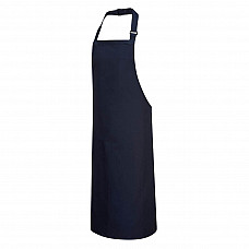 S840 Navy Cotton Bib Apron