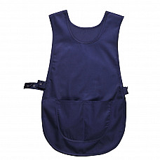 S843 Navy Tabard with Pocket