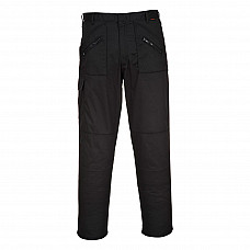 S887 Black Action Trousers