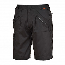 S889 Black Action Shorts