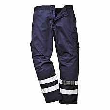 S917 Navy Tall Iona Safety Combat Trousers