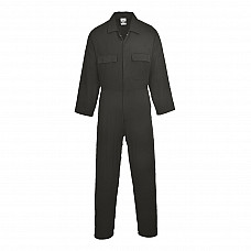 S998 Black Euro Work Cotton Coverall