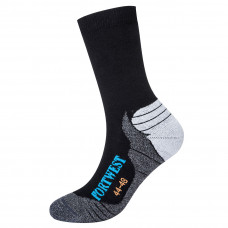 SK24 Black Bamboo Hiker Sock