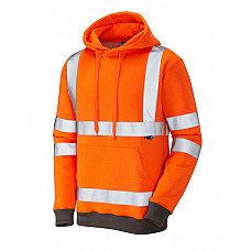 GOODLEIGH EN ISO 20471 Cl 3 Hooded Sweatshirt HV ORANGE